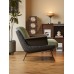 LETKIND Modern Armchair – Minimalist Design Accent Chair with Steel Legs for Home and Office
