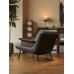 LETKIND Modern Armchair – Minimalist Design Accent Chair with Steel Legs for Home and Office